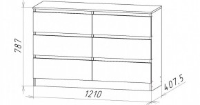 НИЦЦА-7 Комод (НЦ.07) в Кургане - kurgan.mebel24.online | фото 3