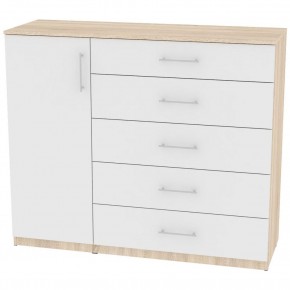 Комод "Калисто (K40)" ручка рейлинг (ДСС-Белый) в Кургане - kurgan.mebel24.online | фото