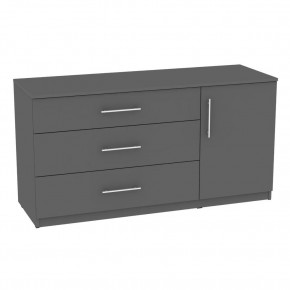 Комод "Калисто (K49)" ручка рейлинг (Графит) в Кургане - kurgan.mebel24.online | фото