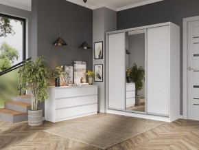 Комод с 6 ящиками 1400 "Бьянко" (Белый лофт) в Кургане - kurgan.mebel24.online | фото 2