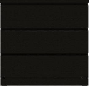Комод Варма 3 с тремя выдвижными ящиками, цвет ясень черный в Кургане - kurgan.mebel24.online | фото 2