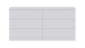 Комод Варма 6Д большой с шестью выдвижными ящиками, цвет белый в Кургане - kurgan.mebel24.online | фото 2