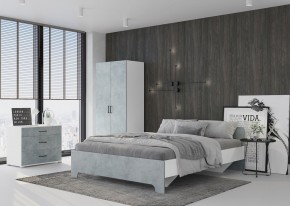 Комод VICTOR (Белый/Бетон) в Кургане - kurgan.mebel24.online | фото 3