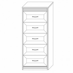 Комод высокий Неаполь в Кургане - kurgan.mebel24.online | фото 4
