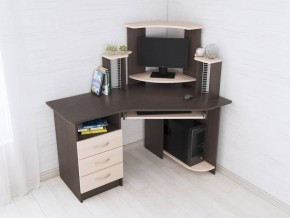 Компьютерный стол Грета-7 венге/дуб молочный в Кургане - kurgan.mebel24.online | фото