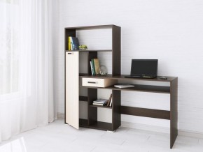Компьютерный стол Квартет-8 венге/дуб молочный в Кургане - kurgan.mebel24.online | фото