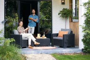Комплект кресел Калифорния (California chair) графит в Кургане - kurgan.mebel24.online | фото 3