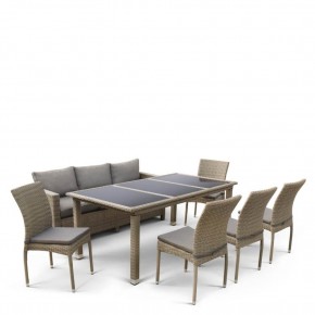 Комплект плетеной мебели T365/S65/Y380B-W65 Light Brown (8+1) в Кургане - kurgan.mebel24.online | фото 3