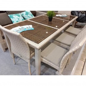 Комплект плетеной мебели T365/Y380C-W85 Latte (8+1) + подушки в Кургане - kurgan.mebel24.online | фото 2