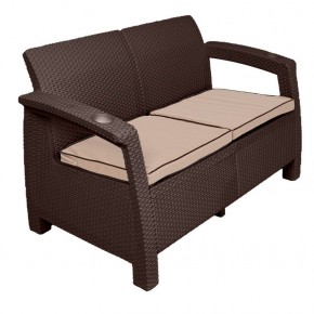 Комплект уличной мебели Yalta Premium Terrace Set (Ялта) шоколадый (+подушки под спину) в Кургане - kurgan.mebel24.online | фото 3