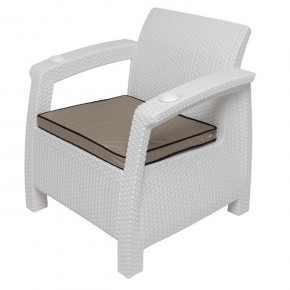 Комплект уличной мебели Yalta Terrace Set (Ялта) белый в Кургане - kurgan.mebel24.online | фото 7