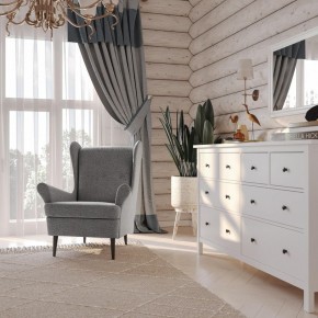Кресло для отдыха Вало серый, ткань рогожка в Кургане - kurgan.mebel24.online | фото 2