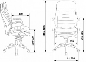 Кресло для руководителя T-9950/Black в Кургане - kurgan.mebel24.online | фото 12