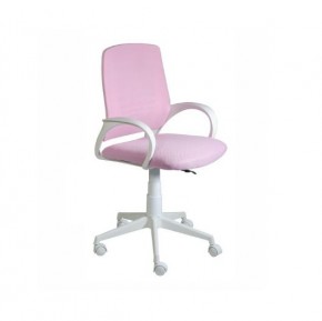 Кресло Ирис White сетка/ткань розовая в Кургане - kurgan.mebel24.online | фото