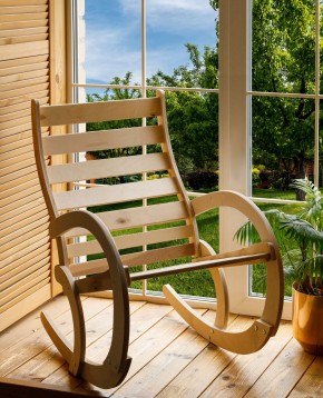 Кресло качалка не окрашенное ВЕНЕЦИЯ кресло маятниковое в Кургане по цене 3 560 руб. Кресло качалка не окрашенное ВЕНЕЦИЯ кресло маятниковое в Кургане - kurgan.mebel24.online | фото