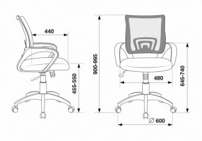 Кресло компьютерное CH-695N/OR/TW-11 в Кургане - kurgan.mebel24.online | фото 6