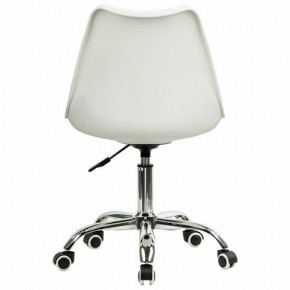 Кресло стул BRABIX "Eames MG-310 CH", хром, пластик белый, экокожа белая, 532923 в Кургане - kurgan.mebel24.online | фото 4