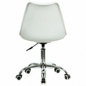 Кресло стул BRABIX "Eames MG-310 CH", хром, пластик белый, ткань серая, 532924 в Кургане - kurgan.mebel24.online | фото 4