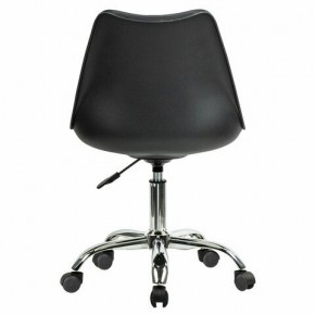 Кресло стул BRABIX "Eames MG-310 CH", хром, пластик черный, экокожа черная, 532925 в Кургане - kurgan.mebel24.online | фото 4