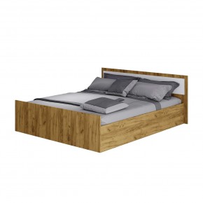 Кровать 1,6 Евро LIGHT КР-17 (крафт/белый) *без основания в Кургане - kurgan.mebel24.online | фото