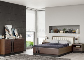 МАГНОЛИЯ Кровать 1600 с ортопедом (Дерево/орех) в Кургане - kurgan.mebel24.online | фото 2