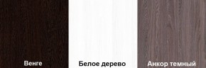 Кровать-чердак Пионер 1 (800*1900) Белое дерево, Анкор темный, Венге в Кургане - kurgan.mebel24.online | фото 3