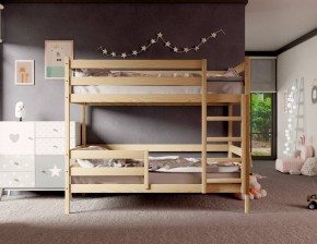 Кровать двухъярусная без крыши 80*160 без покраски в Кургане - kurgan.mebel24.online | фото 3