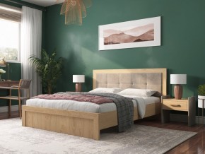 Кровать интерьерная Светлана 1 (Дуб золотой/Paris 03) в Кургане - kurgan.mebel24.online | фото