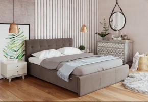 Кровать Изабелла с латами Newtone cacao 1400x2000 в Кургане - kurgan.mebel24.online | фото 2