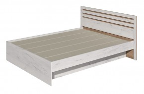 Кровать Лиана 1.6 (Дуб Крафт Белый/Дуб Крафт Золотой) в Кургане - kurgan.mebel24.online | фото