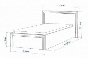 Кровать односпальная Нобиле Кр-90 в Кургане - kurgan.mebel24.online | фото 2