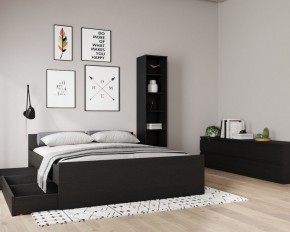 Кровать ОРИОН двухспальная с ортопедическим основанием 160х200, цвет Дуб Венге в Кургане - kurgan.mebel24.online | фото 3
