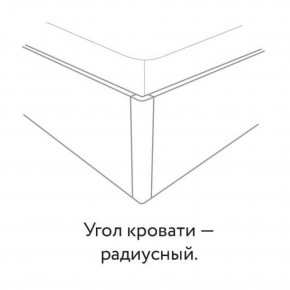 Кровать "Сандра" БЕЗ основания 1400х2000 в Кургане - kurgan.mebel24.online | фото 3