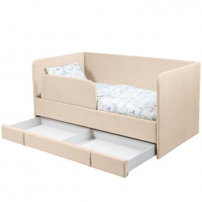 Кровать Юна (бежевый) в Кургане - kurgan.mebel24.online | фото 3