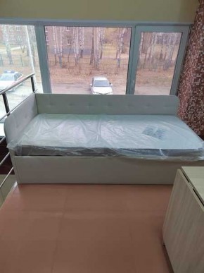 Кровать Зарина угловая Newtone light beige угол левый в Кургане - kurgan.mebel24.online | фото 3