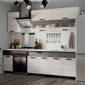 Кухня Дакота 2,0 (бетон пайн/графит) в Кургане - kurgan.mebel24.online | фото