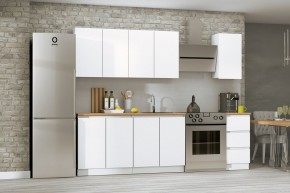 Кухня Хилтон 2.0 м (Белый текстурный/Дуб Вотан) в Кургане - kurgan.mebel24.online | фото