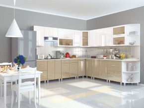 Кухня Танго модульная мокко-белый в Кургане - kurgan.mebel24.online | фото 2