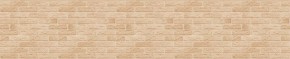 Кухонный фартук 610х3000х1,5 (композит) КМ Кирпич бежевый в Кургане - kurgan.mebel24.online | фото