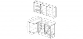 Кухонный гарнитур Белый Глянец 1000*1800 (Стол. 38мм) в Кургане - kurgan.mebel24.online | фото 2