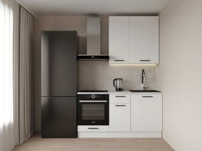 Кухонный гарнитур Белый Глянец 1600 h950 (Стол. 38мм) в Кургане - kurgan.mebel24.online | фото 1