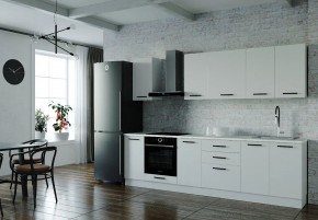 Кухонный гарнитур Белый Глянец 2800 (Стол. 26мм) в Кургане - kurgan.mebel24.online | фото 1