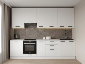 Кухонный гарнитур Белый Глянец 3000 h950 (Стол. 38мм) в Кургане - kurgan.mebel24.online | фото 1