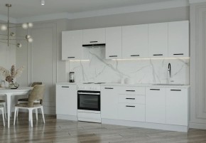 Кухонный гарнитур Белый Глянец 3000 (Стол. 26мм) в Кургане - kurgan.mebel24.online | фото