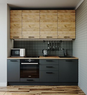 Кухонный гарнитур Дели 2200 (Стол. 38мм) в Кургане - kurgan.mebel24.online | фото