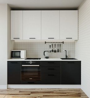 Кухонный гарнитур Графика 2200 (Стол. 26мм) в Кургане - kurgan.mebel24.online | фото