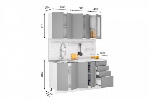 Кухонный гарнитур Кельн 1600 (софт карамель) в Кургане - kurgan.mebel24.online | фото 2