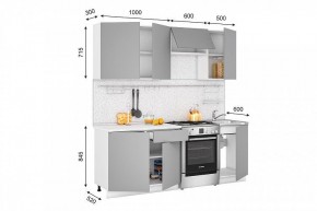 Кухонный гарнитур Кельн 2100 (софт карамель) в Кургане - kurgan.mebel24.online | фото 2