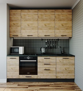 Кухонный гарнитур Крафт 2200 (Стол. 38мм) в Кургане - kurgan.mebel24.online | фото