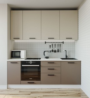 Кухонный гарнитур Латте 2200 (Стол. 38мм) в Кургане - kurgan.mebel24.online | фото